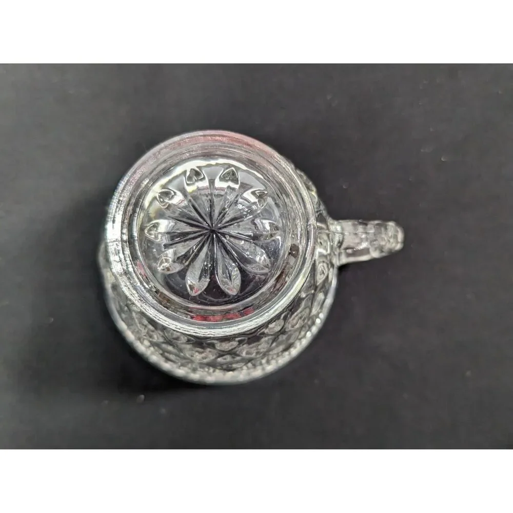 Wexford by Anchor Hocking 3-inch Pressed Glass Teacup Punch Cup Vintage 1960's